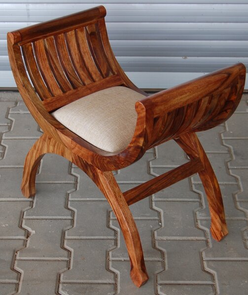Křeslo Senátní 60x60x40 z indického masivu palisandr