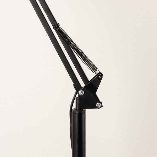 Brilagi - Flexibilní stojací lampa TASKER 1xE27/60W/230V 184 cm černá