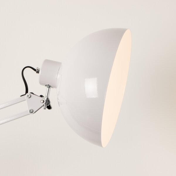 Brilagi - Flexibilní stojací lampa TASKER 1xE27/60W/230V 157 cm bílá
