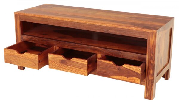 TV stolek Amba 120x50x45 z indického masivu palisandr