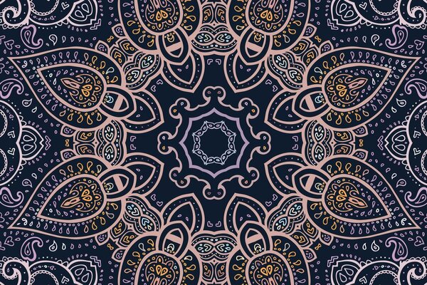 Obraz Mandala s indickým motivem