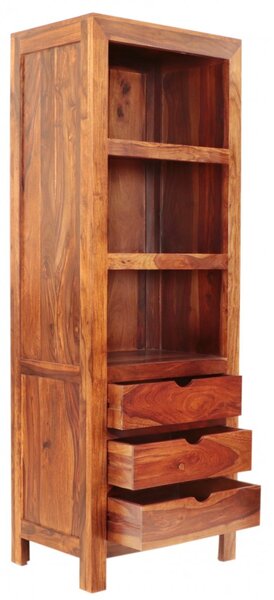 Knihovna Amba 65x180x45 z indického masivu palisandr