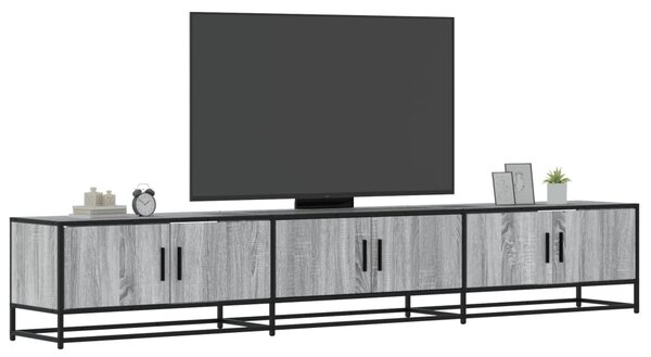 TV skříňka šedá sonoma 240 x 35 x 41 cm kompozitní dřevo 3300798