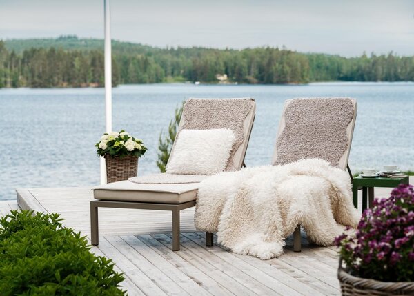 Skinnwille Home Collection Pléd Wooly Ivory, umělá kožešina, 120x180 cm