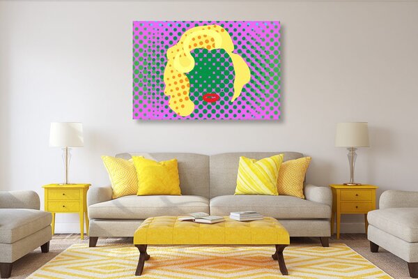 Obraz Marilyn Monroe v pop art stylu