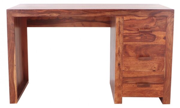 Psací stůl 130x76x70 Kali z indického masivu palisandr