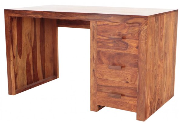 Psací stůl 130x76x70 Kali z indického masivu palisandr