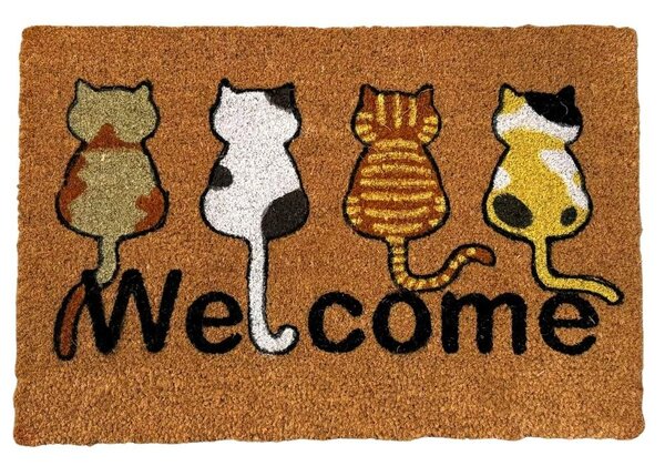 Rohožka z kokosových vláken - Welcome