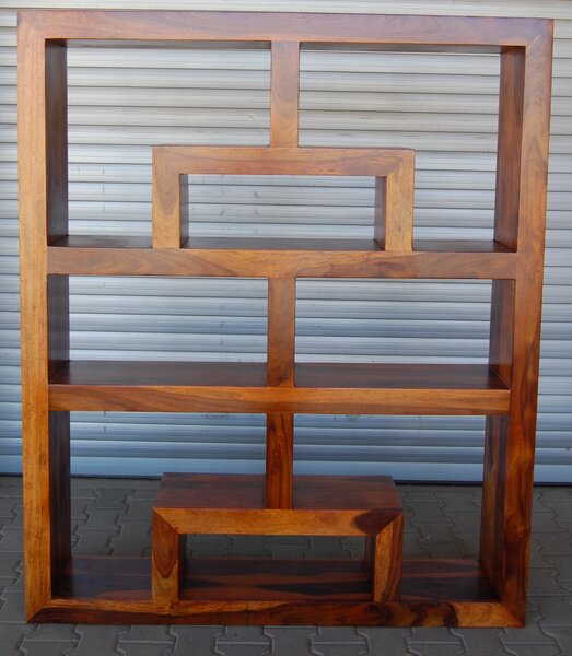Knihovna Tara 140x180x35 z indického masivu palisandr