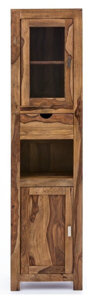 Skříňka do koupelny Amba 40x190x35 z indického masivu palisandr