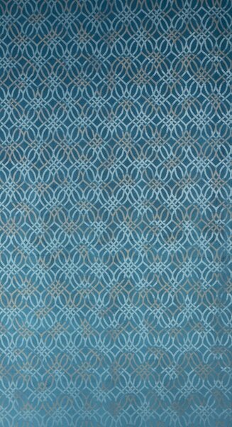ZATEMŇOVACÍ ZÁVĚS NA KROUŽCÍCH ARETA 140X250 CM MODRÁ