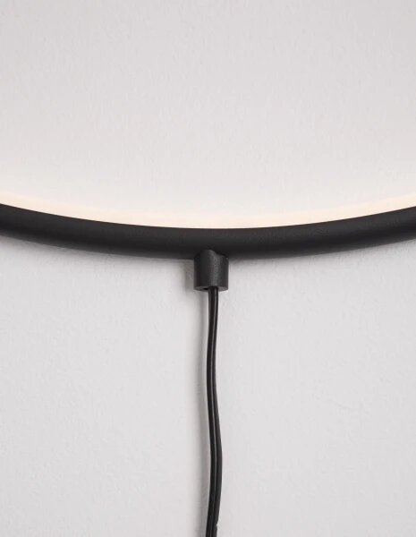 LED nástěnné svítidlo Ring 28W 79 zlaté – Černá
