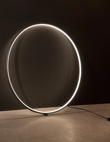 LED nástěnné svítidlo Ring 28W 79 zlaté – Černá