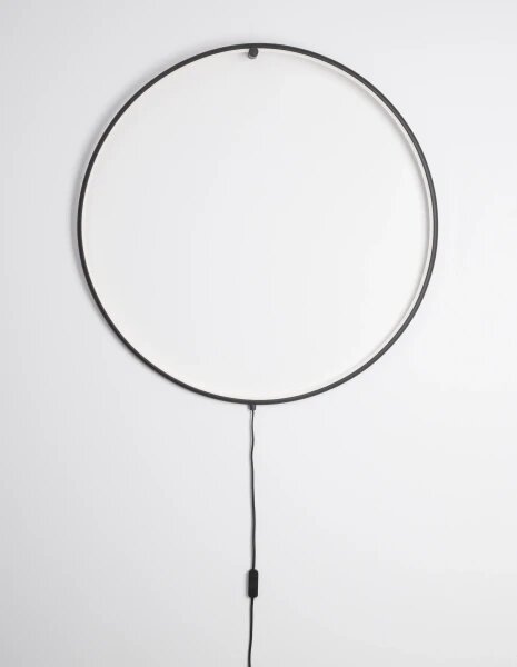 LED nástěnné svítidlo Ring 28W 79 zlaté – Černá