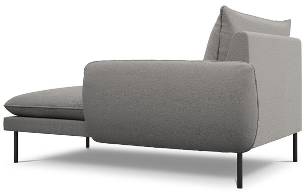 -25 % Dny MOMENTI– Cosmopolitan Design Šedá bouclé lenoška Vienna 170 cm, pravá