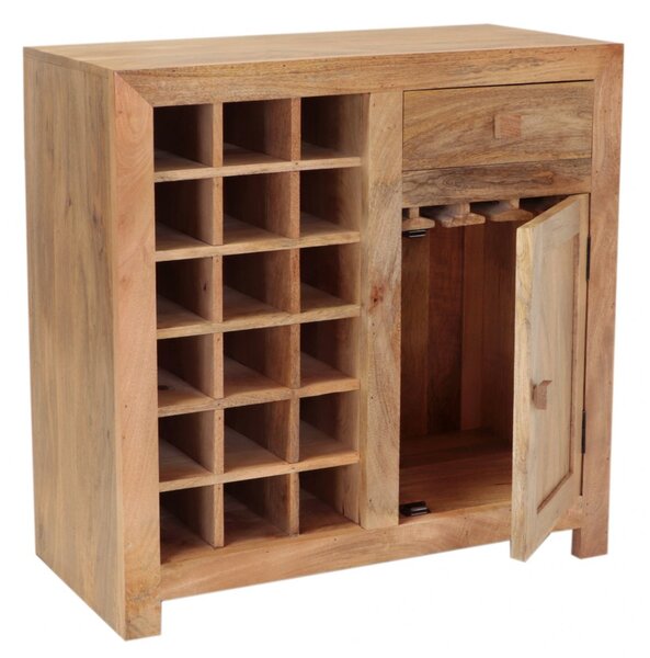 Barová skříň Hina 90x90x45 z mangového dřeva