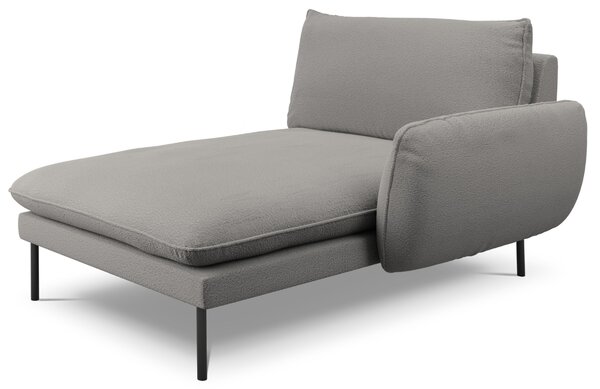 -25 % Dny MOMENTI– Cosmopolitan Design Šedá bouclé lenoška Vienna 170 cm, pravá