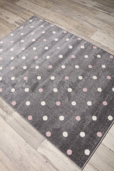 Dětský koberec Kiddy C474A-SFA21 šedý / 1020
