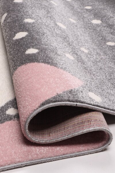 Dětský koberec Kiddy D068A/1050 šedý