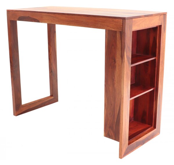 Barový jídelní stůl 140x110x60 z indického masivu palisandr
