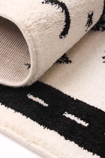 Dětský koberec Kiddy H046A světle šedý