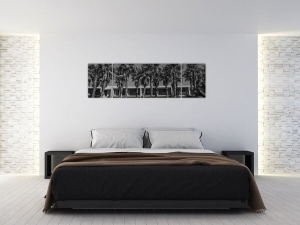 Obraz - Retro červené auto (170x50 cm)