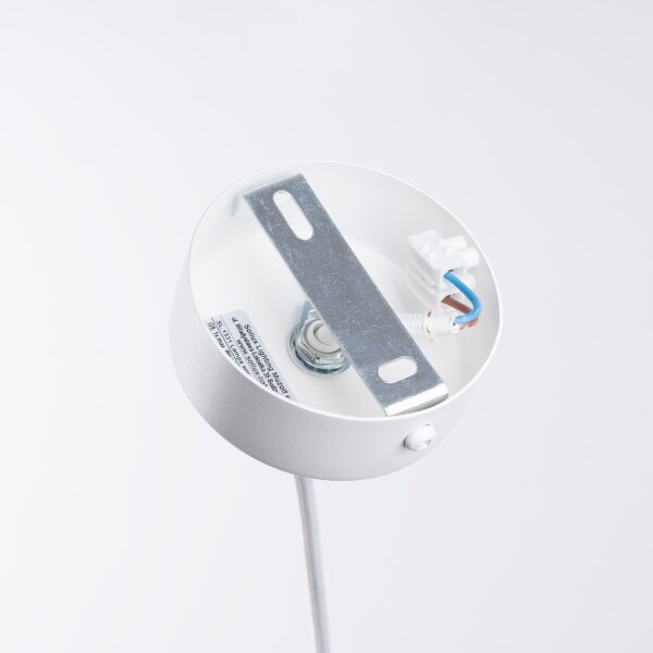 Sollux SL.1331 - Lustr na lanku BRINA 1xG9/8W/230V bílá