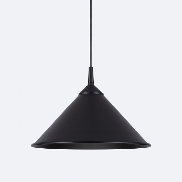Sollux SL.1326 - Lustr na lanku ZUMA 1xE27/15W/230V pr. 30 cm černá
