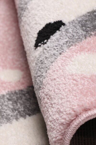 Dětský koberec Kiddy D068A-SFS33 růžový / 1050