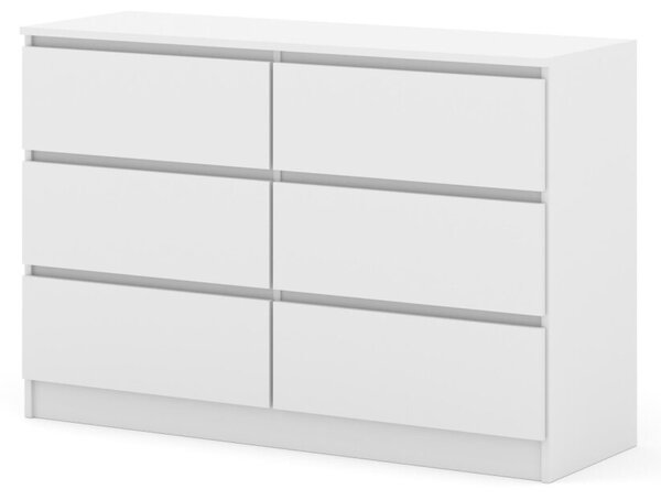 BIM Komoda Maja 120, S6 bílý mat