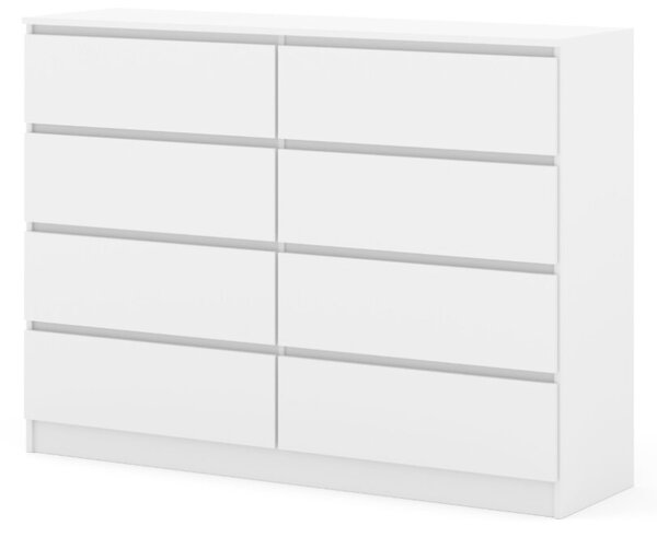 BIM Komoda Maja 140, S8 bílý mat