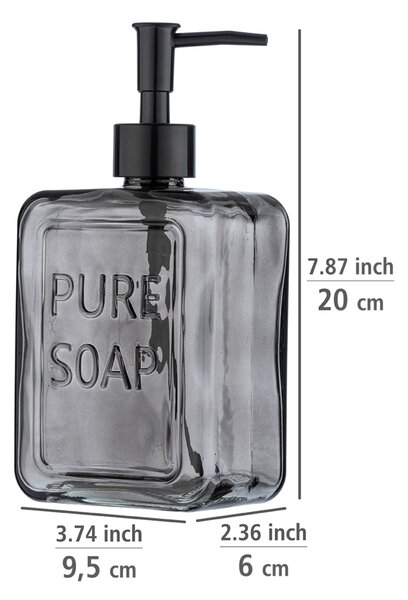 Wenko Pure dávkovač mýdla 550 ml šedá 24713100
