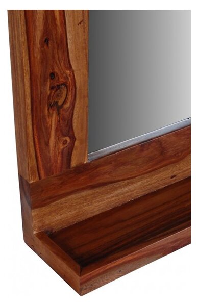 Zrcadlo Nela 65x80 z indického masivu palisandr