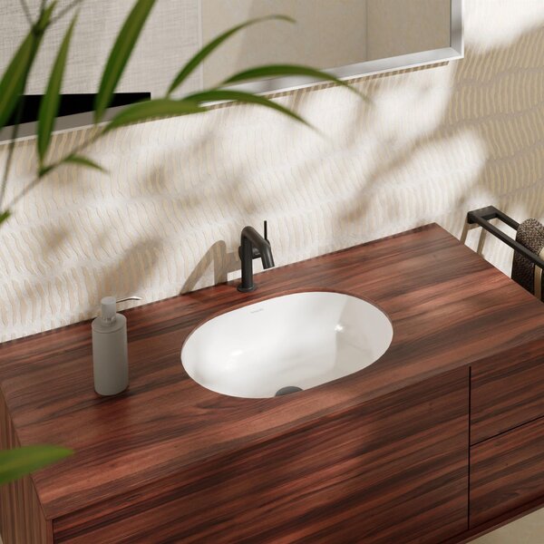 Hansgrohe Xuniva U umyvadlo 45x35 cm oválné pod pult bílá lesk 61050450
