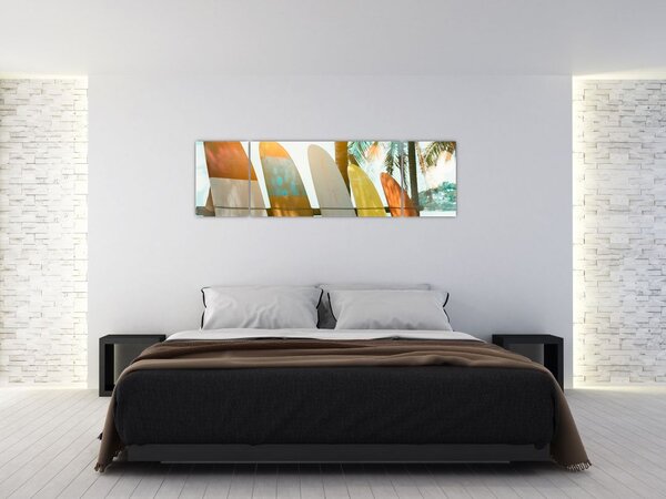 Obraz - Surfovací prkna (170x50 cm)