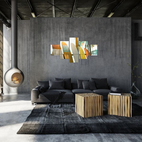 Obraz - Surfovací prkna (125x70 cm)