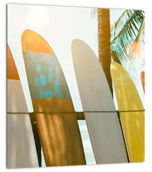 Obraz - Surfovací prkna (30x30 cm)