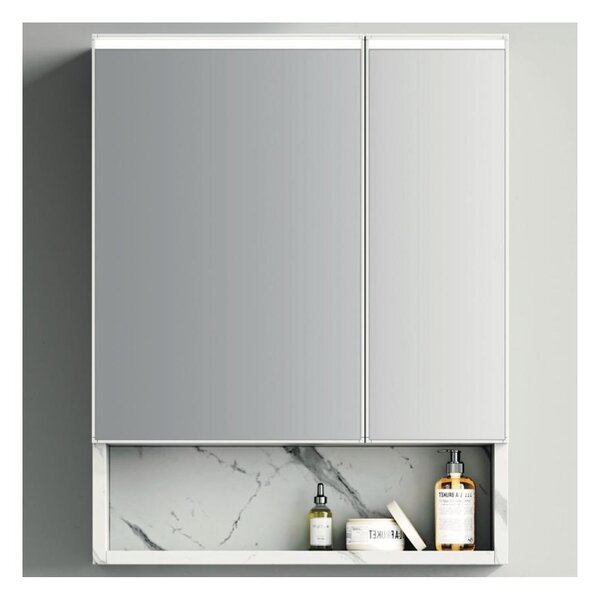 BRILAGI - LED Zrcadlová koupelnová skříňka s podsvícením TRABIA DOUBLE 60x70 cm