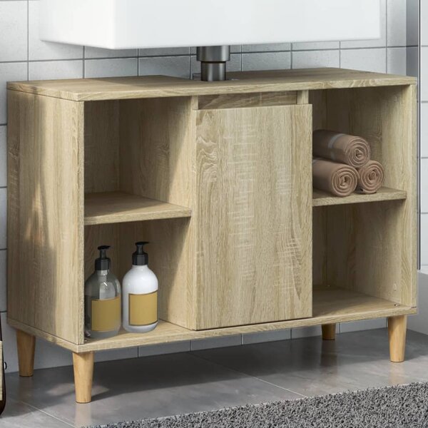 Koupelnová skříňka dub sonoma 80 x 33 x 60 cm kompozitní dřevo
