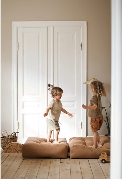 Sedací puf Karup Design More Beige