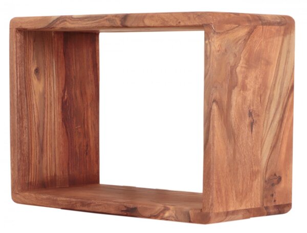 Police na zeď Tina 50x35x22 z masivu palisandr
