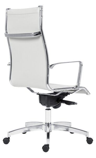 Kancelářská židle KASE – 8800 RIBBED HIGH BACK SK2 (kancelářská židle s tenkým prošívaným čalounem na sedáku a opěráku,)