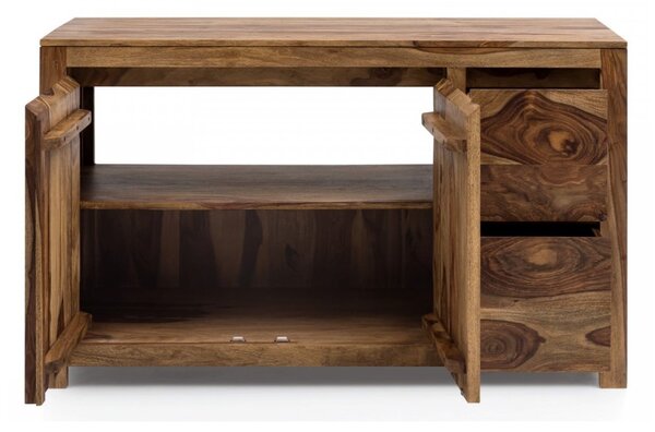 Skříňka pod umyvadlo Gani 130x70x45 z indického masivu palisandr