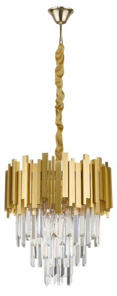 Křišťálový lustr Grane 55 zlaté