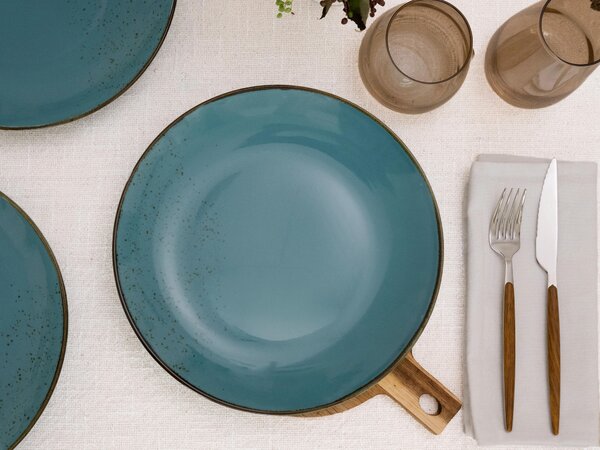 SADA MĚLKÝCH TALÍŘŮ, keramika, 27 cm Creatable - Online Only nádobí, Online Only