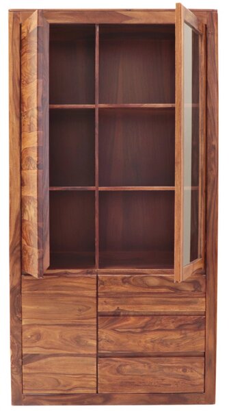 Vitrína Tina 100x190x45 z masivu palisandr