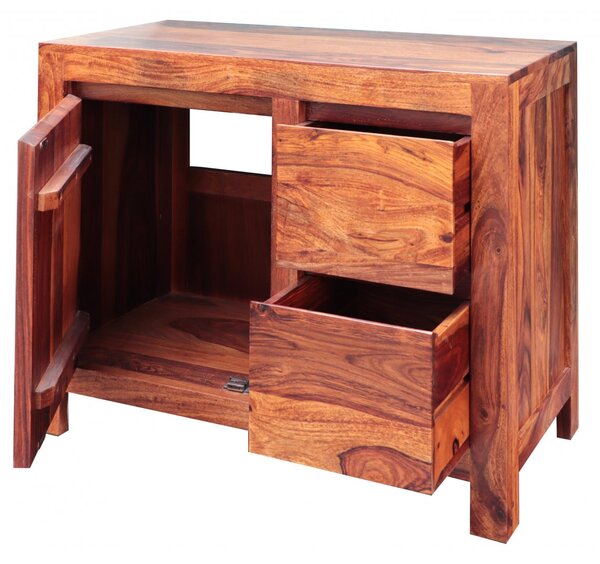 Skříňka pod umyvadlo Gani 90x70x45 z indického masivu palisandr
