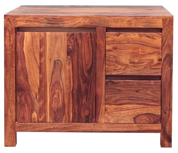 Skříňka pod umyvadlo Gani 90x70x45 z indického masivu palisandr