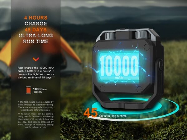 Fenix CL28R - LED Stmívatelný nabíjecí reflektor LED/USB IP66 2000 lm 360 h