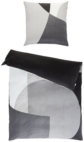 OBOUSTRANNÉ POVLEČENÍ, satén, antracitová, šedá, černá, světle šedá, tmavě šedá, 135/200 cm Schöner Wohnen - Online Only povlečení, Online Only
